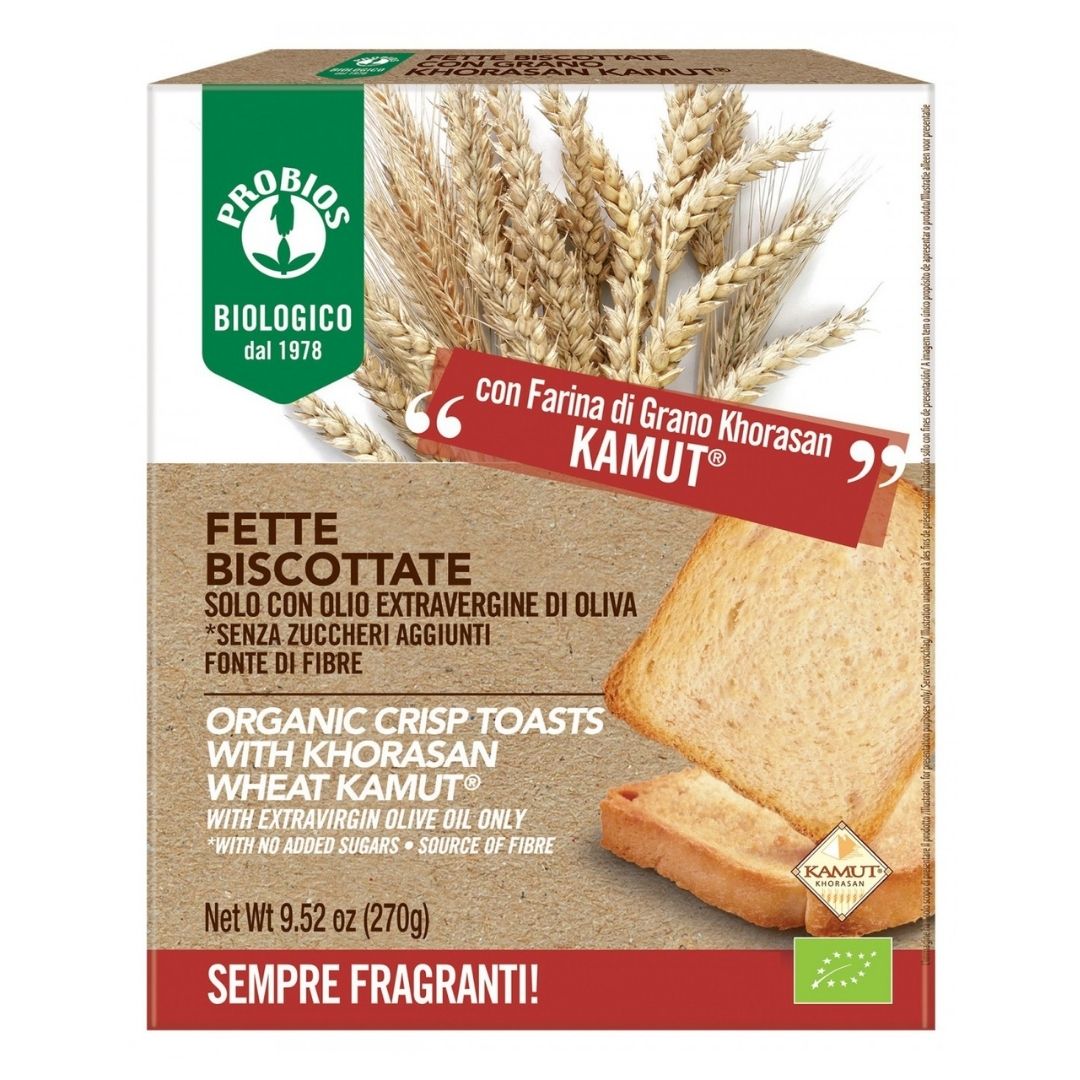 FETTE BISCOTTATE KAMUT - SENZA ZUCCHERO